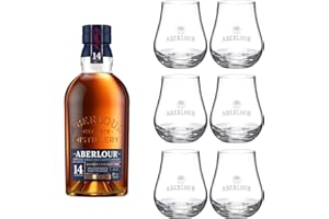 Pack ABERLOUR 14 ans + 6 verres Whisky Ecossais Single Malt - 40%, 70cl