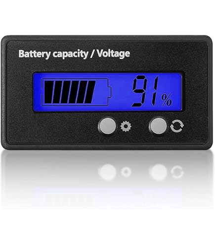 Compteur Hall Coulomb DC 9-100V 100A/400A - Voltmètre Ampèremètre Pour Batterie, Neuf