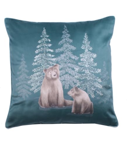 Dreams & Drapes - Woodland Bear fleece deken (150 x 20 cm