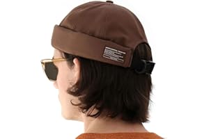 UNDERCONTROL Brimless Sailor Fisherman Leon Hat Rolled Cuff Harbour No Visor Miki Skull Docker Beanie Trawler Tactical Ring Cap for Men & Women