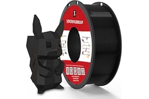 XINGTONGZHILIAN PETG+ Filament 1.75mm, PETG+ 3D Printer Filament, Dimensional Accuracy +/- 0.02mm,3D Printing Filament for 3D Printers, 1Kg/ 1Spool Black