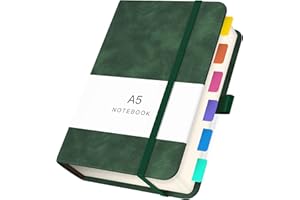 Yarotm Cuaderno de Notas A5-360 Páginas Libreta con Líneas - 100gsm Papel Rayado Cuaderno A5 para Note Taking, Planificación, Estudio, Viajes, Diario - A5 Notebook