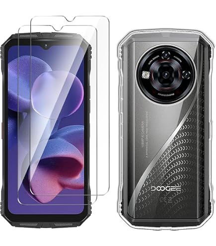 PU Leder Flip Hülle Für Doogee Blade 10 Pro – Mit Sichtfenster, Magnetverschluss, Standfunktion (Hellblau)
