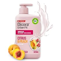 Dicora Urban Fit Citrus Peach Shower Gel with Vitamin C and ...