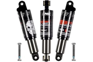 CNCLOL Mountain Bike Rear Shock 120mm/125mm/150mm/165mm/185mm/190mm/200mm,Bicycle Back Shock Absorber- Hydraulic Rear Suspension Shock for Mtb/Mt/ebike/Dmn/Electric scooter.