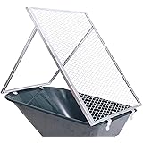 TRUTZHOLM® Schubkarren Durchwurfsieb Gartensieb Sieb Kompost Gitter Durchwurfgitter Erdsieb (100x60cm)