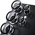 WSKEN for Samsung Galaxy S25 Ultra Camera Lens Protector - [Keep Original Shooting] Shatterproof Ultra HD 9H Tempered Glass Camera Screen Protector Metal Ring Cover Film 5G Accessories Titanium