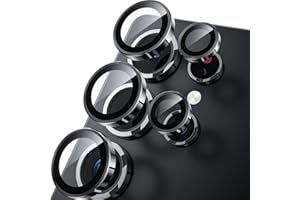 WSKEN für Samsung Galaxy S25 Ultra Kameraschutz - 9H Härte Kratzfest Blasenfrei, HD Gehärtetes Kamera Metallglas Panzer Schutzglas Displayschutz Folie Film 5G Zubehör,Handyhülle Freundlich,Titanium