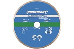 Silverline 993035 Disque diamant carrelage 180 x 22.2 mm