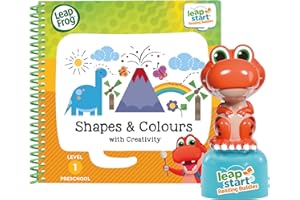 LeapFrog Leapstart Reading Buddies: Shapes and Colours with Creativity, Educational Fun, 40+ Reading Activities, Compatible with LeapStart Systems, Suitable For Ages 2, 3, 4+ Years, English Version