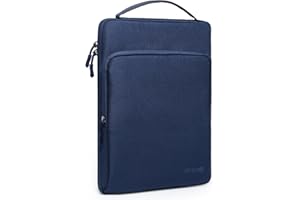 HYZUO 13.3-14 Inch Laptop Bag Sleeve for MacBook Pro 14 M5 M4 M3 M2 M1, MacBook Air/Pro 13.3, 13.8"-13.5" Surface Laptop/Book, Notebook Case for 13" Dell Lenovo ThinkPad HP Asus Acer, Navy Blue