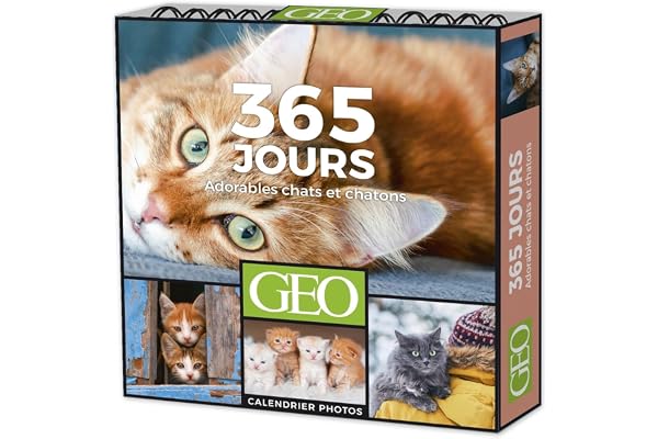 365 JOURS ADORABLES CHATS ET CHATONS - CALENDRIERS GÉO