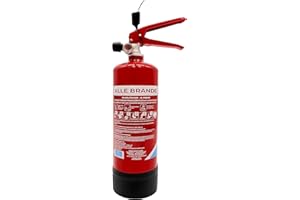 Firexo Kleiner Feuerlöscher (2 Liter) – alle Arten von Feuer – Mehrzweck-Feuerlöscher für zuhause, Küche, Grill, Zuhause und Büro