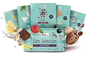 ‎SHAPE REPUBLIC SHAPE REPUBLIC Probierpaket - Mahlzeitersatz Shake - Proteinreich - Enthält 24 Vitamine & Mineralstoffe - Diät Shakes zum Abnehmen