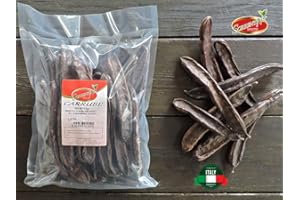 Carrube secche ITALIANE disidratate da 1kg - pronte da mangiare e carnose - intere - naturali - SORRENTINO