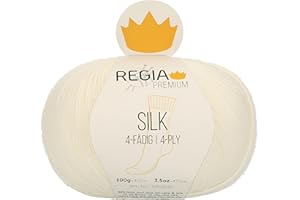 Schachenmayr Regia Premium Silk, 100G natur mel. Hilos Para Tejer A Mano