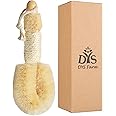 DYS Farm Dry Brushing Body Brush - Dry Skin Brushes Vegan Natural Sisal Bristles for Lymphatic Drainage and Cellulite, Exfoliating Body Scrubber for Bath Shower Massage, Blood Circulation Improvement