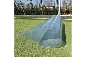 Suwooy Plaques De Toiture en Polycarbonate,Feuilles De Toiture Transparents pour Serres,Panneaux De Remplacement en Plastique pour Cadres Froids,Feuilles De Fibre De Verre De 0,8mm,W×L-0.7×3m