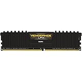 Corsair CMK4GX4M1A2400C16 Vengeance LPX 4 GB (1 x 4 GB) DDR4 2400 MHz C16 XMP 2.0 High Performance Desktop Memory Module, Bla