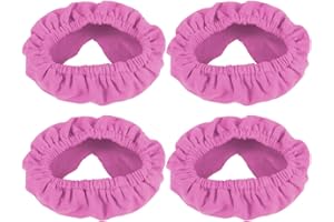 HIXNUG 4 Pieces Mask Cushion Covers for CPAP Full Face Liners Soft Positive Pressure Mask Cushions Ventilator Nasal Mask Pad Reusable Cotton Washable Liners