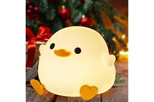 Anywin DoDo Ente Nacht Licht, Silikon Enten Lampe Dimmbares Kinderzimmer Nachtlicht, Wiederaufladbare LED Nachttischlampe mit 20 Minuten Timer Geschenke für Jungen, Mädchen