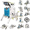 BABA FAB Scrap Stem 13-In-1 Solar Educational Robot Kit Toys-Powered By The Solar Energy-Building Kit Diy Assembly Battery Operated Robotic Set-For Kids|Children & Girls