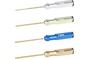 Neewer - Zestaw 4 wkrętaków sześciokątnych z azotku tytanu z kolorowymi uchwytami. Kompatybilne ze śrubami 1,5, 2, 2,5 i 3 mm.