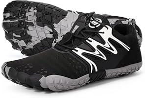 Bigzagger Barfußschuhe Damen Herren Traillaufschuhe mit Breite Zehenbox und Zero-Drop Sohlen Leicht Atmungsaktiv Barfuss Schuhe Komfort rutschfest Zehenschuhe Sportschuhe Fitnessschuhe