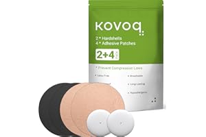 KOVOQ 2 custodie protettive rigide per sensore Freestyle Libre 1/2, durevoli, riutilizzabili, facili da applicare