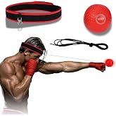 Sporsize Boks Refleks Topu ve Ayarlanabilir Kafa Bandı &ndash; Refleks Geliştirme, Koordinasyon, Hız ve Odak Antrenmanı İ&ccedil;in G&uuml;venl