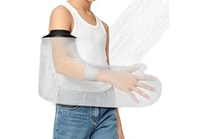 AYBUY vattentät duschskyddsarm för barn, stor | gips vattenskydd för barn vuxna vattentät fot ben arm duschskydd för gips & förband dusch, sårskydd, bad