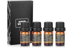 Kwak's Repuesto de ambientador solar para coche, aceite esencial solar, aceite de perfume para ambientadores de coche (4 bot) (océano)