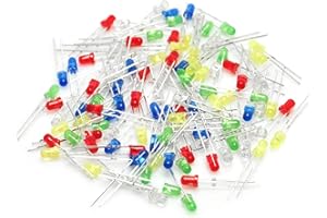 Gikfun 3mm LED Bulb Light Assorted Kit DIY LEDs for Arduino (Pack of 100pcs) EK8435