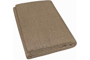 il dolce stile della tua casa telo copridivano copri poltrona copriletto matrimoniale gran foulard tinta unita made in Italy (tortora, matrimoniale)