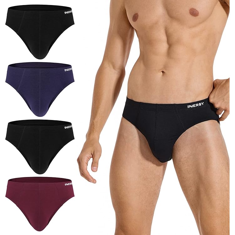 INNERSY Briefs Men's Soft Underpants Men Breathable