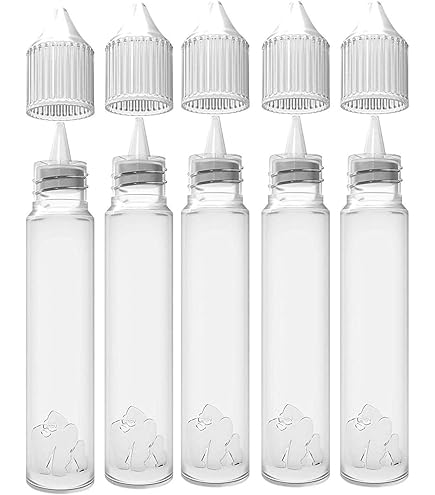 10 x 50 ml Flacons à aiguille Octopus, Flacons flexibles pour e-liquides de  shishas et de cigarettes électroniques, huiles, peintures et colles, Flacons  en plastique LDPE vides pour vaporisateurs / Dépôts/ Clearomiseur