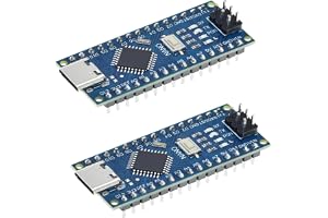 2 stycken Nano-modul med CH340 mikrochip, 5V/16MHz Nano-kort