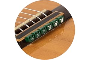 ALBA GUITAR BEADS Retenedores verdes de cuerda de nailon para guitarra clasica flamenca acústica eléctrica ukulele guitarras beads