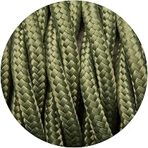10 M Antikes Geflochtenes Lampenkabel – 3-adrig, Hellgrün, 0,75 Mm², Für DIY-Beleuchtung