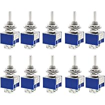 5 Interruttori Mini DPDT A 2 Posizioni ON-ON 6 Pin Per Auto Barca Progetti Elettrici