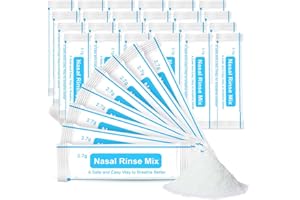 AVIDA ZEN Sale Nasale – Lavaggio Naso Adulti – Bustine da 2,7 g di sale per risciacquo nasale – LOTTO di 120 bustine – Ideale per kit di irrigazione nasale per adulti e bambini