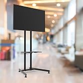 Alpin Technology TV/Fuar Standı Bilgisayar Askı Aparatlı Sabit Ayaklı Metal TV Standı/&Uuml;nitesi 40" - 75" in&ccedil; Uyumlu