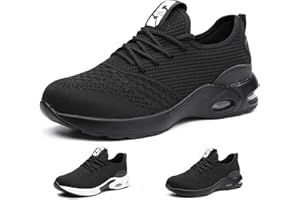 Gainsera Buty Robocze Buty Ochronne Damskie Męskie Lekkie Obuwie Ochronne Stalowe Buty ze stalowymi noskami