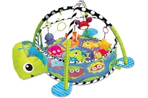 QUICKDRAW Croissant Avec Moi 3 en 1 Activités Bébés Gym Tapis De Jeu & Ball Fosse avec maille Cotés