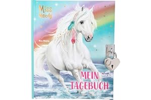 Depesche 11021 Tagebuch mit Schloss, Miss Melody, blau, ca. 19 x 16 x 2,3 cm