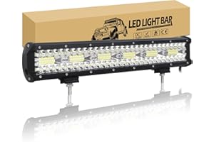 RIGIDON 18 pulgadas 360W Barra luminosas led, largo alcance barras de luz luces de trabajo, 12V 24V Lámparas de inundación luces conducción para off road camión coches atv utv suv 4x4