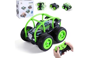 Thedttoy Voiture télécommandée pour enfants RC Stunt Voiture 5 canaux 2,4 GHz Télécommande 360° Flips Mini RC Voiture Offroad, Véhicules télécommandés Véhicules télécommandés Cadeau d'anniversaire