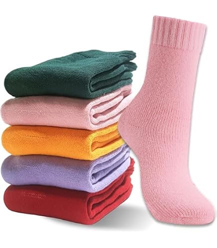 Lot De 6 Paires Chaussettes Femme Coton Coloré FENQURO - Respirantes Anti-Humidité Pour Sport Et Quotidien