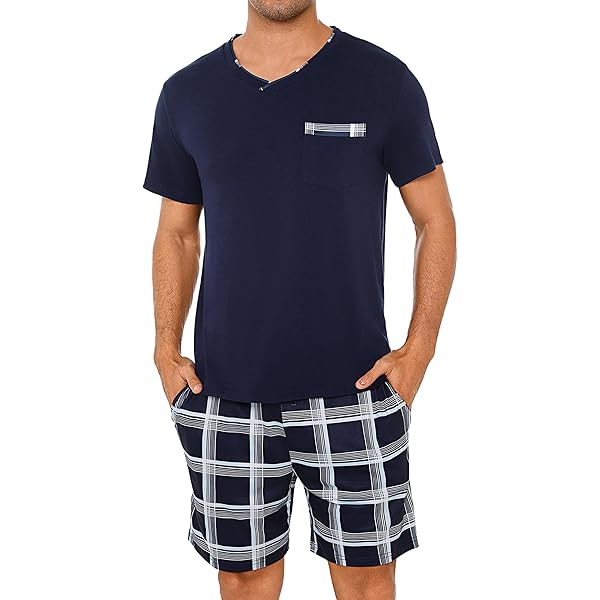 Jahetuul Korte pyjama voor heren, katoen, zomer