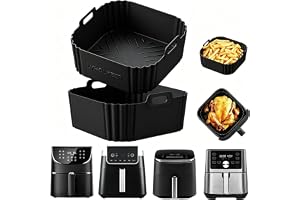 LYHOLKEER 2 st Air Fryer silikonform, lämplig Ninja AF180EU/AF140EU
